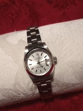 Rolex oyster perpetual  Silver Dial Stainless Steel Bracelet Watch